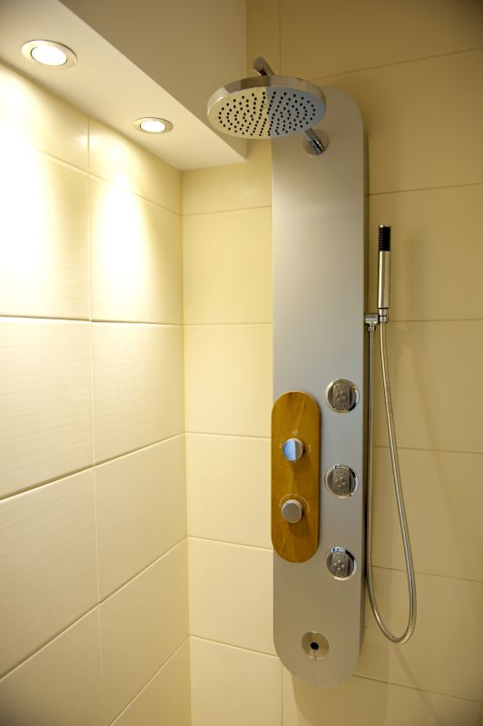 Double Showerheads in a Spacious Design